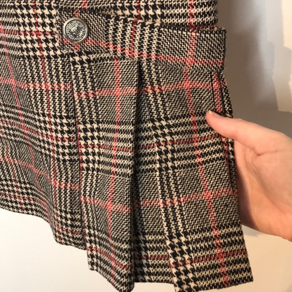 Vintage checked midi ruffle skirt - Picture 2 of 9